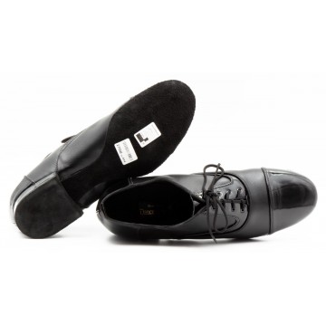 Мужские туфли для бальных танцев DanceMaster 2420 lak+kozha  стандарт 2,5 см